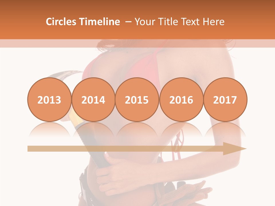 Boobs Construction Women PowerPoint Template