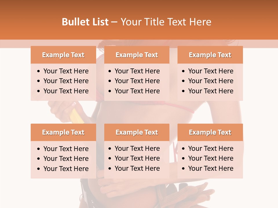 Boobs Construction Women PowerPoint Template