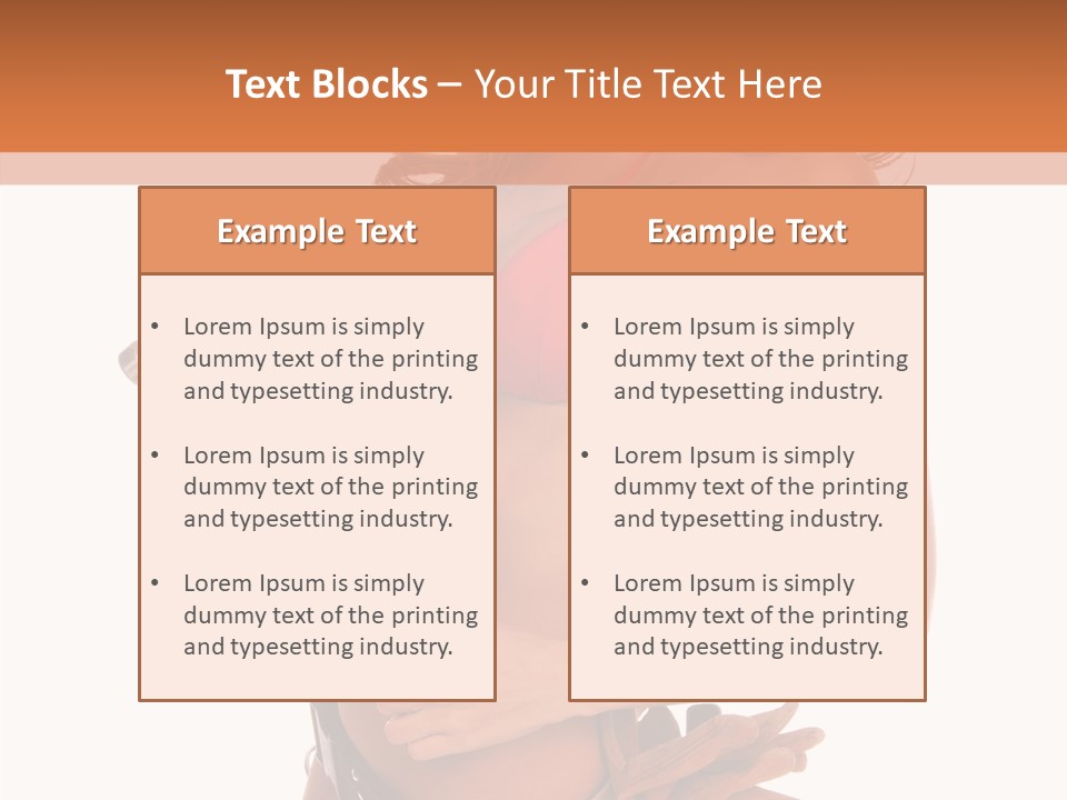 Boobs Construction Women PowerPoint Template