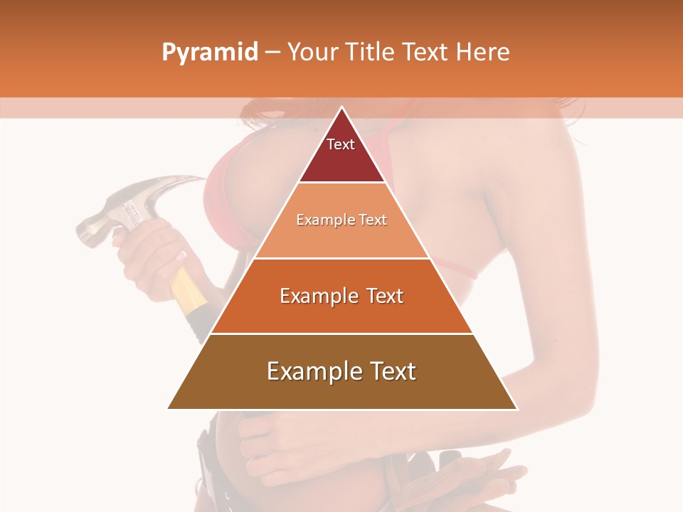 Boobs Construction Women PowerPoint Template