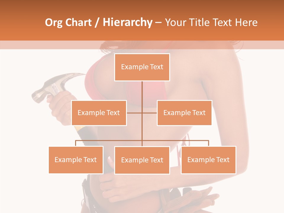 Boobs Construction Women PowerPoint Template