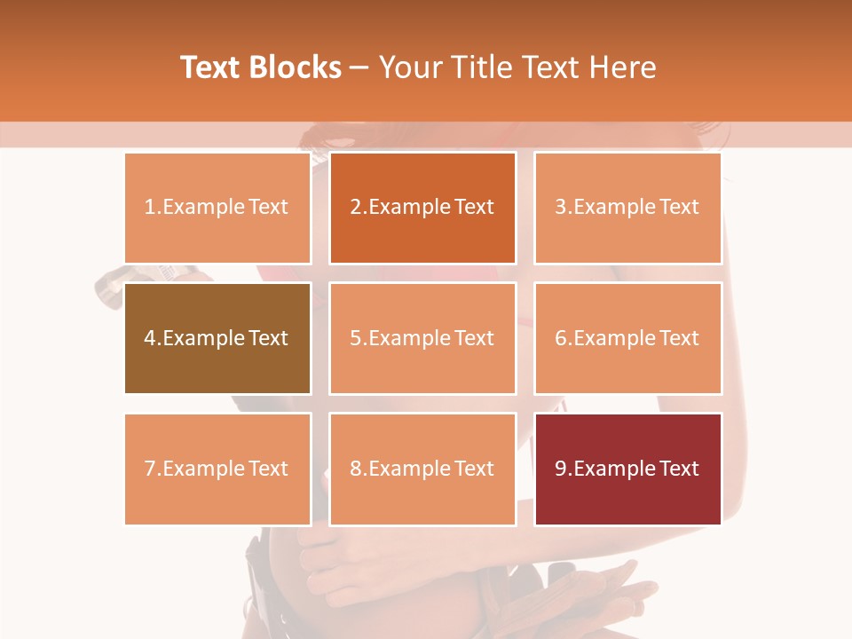 Boobs Construction Women PowerPoint Template