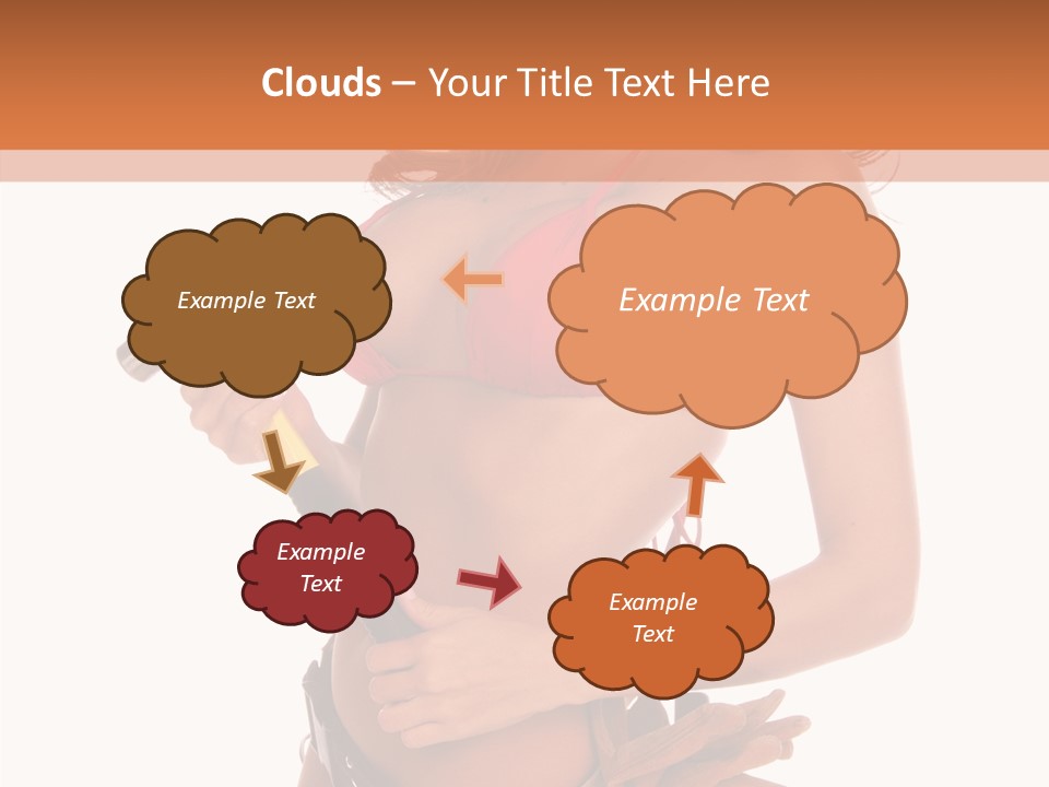 Boobs Construction Women PowerPoint Template