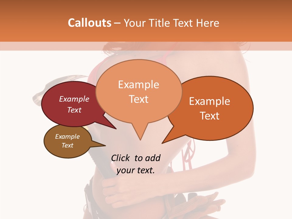 Boobs Construction Women PowerPoint Template