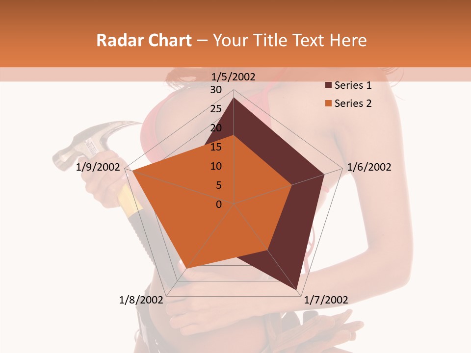 Boobs Construction Women PowerPoint Template
