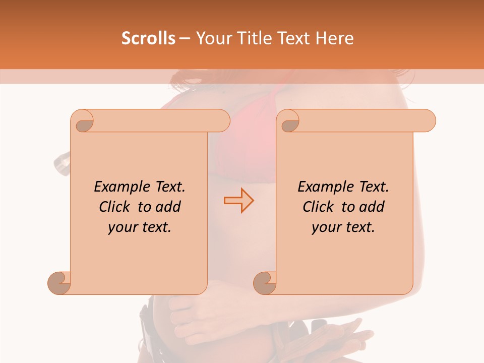 Boobs Construction Women PowerPoint Template