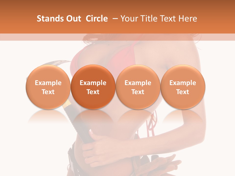 Boobs Construction Women PowerPoint Template