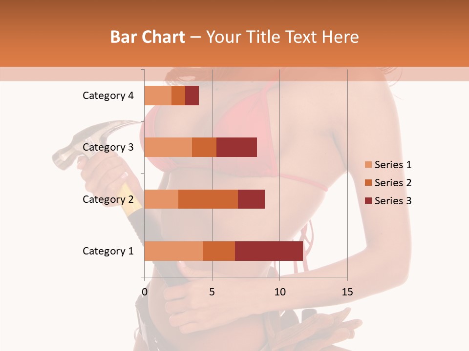 Boobs Construction Women PowerPoint Template