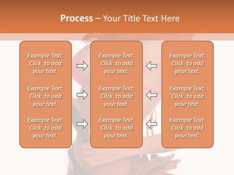 Boobs Construction Women PowerPoint Template