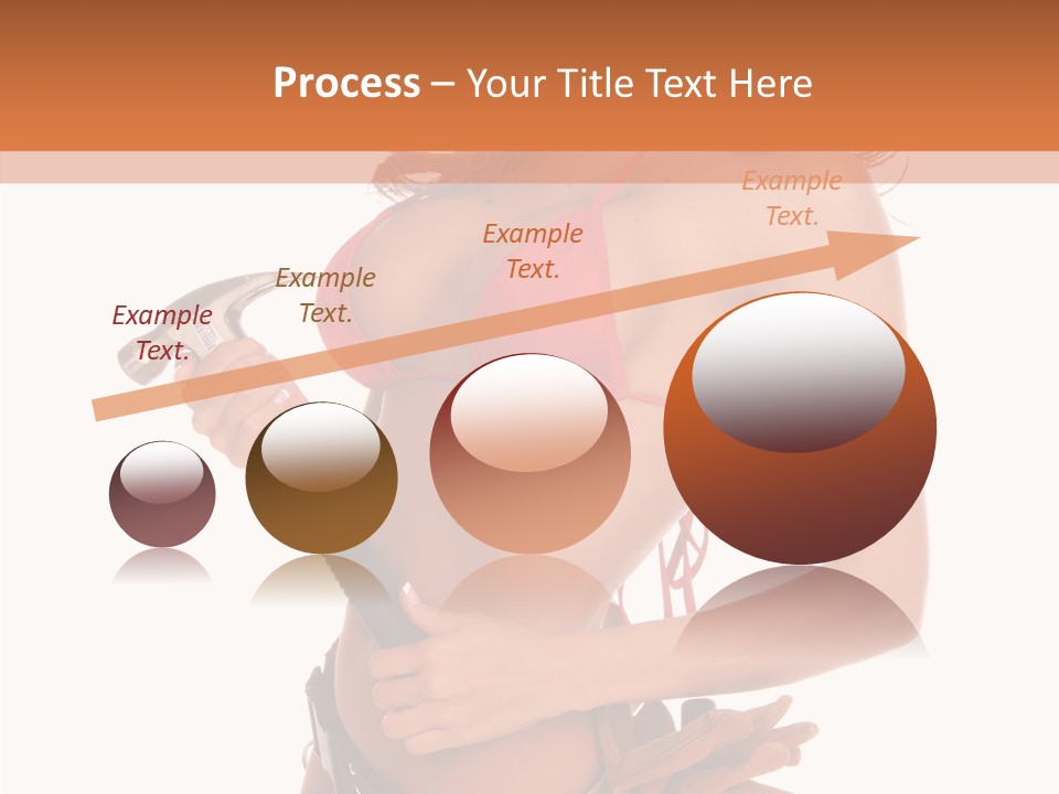 Boobs Construction Women PowerPoint Template