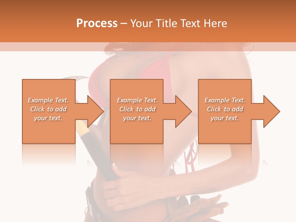 Boobs Construction Women PowerPoint Template