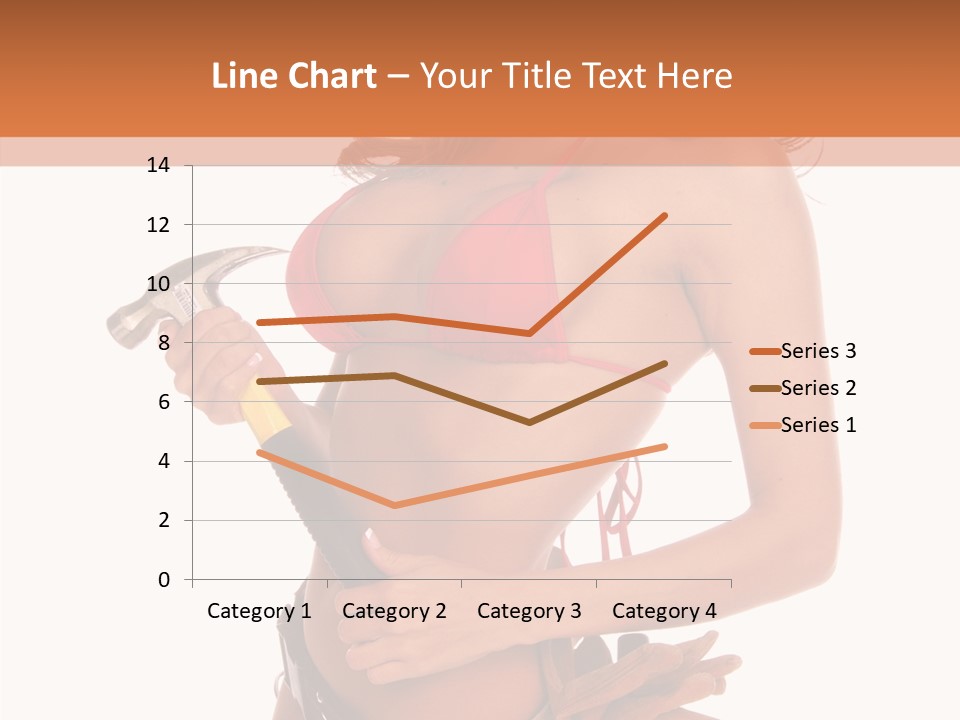 Boobs Construction Women PowerPoint Template