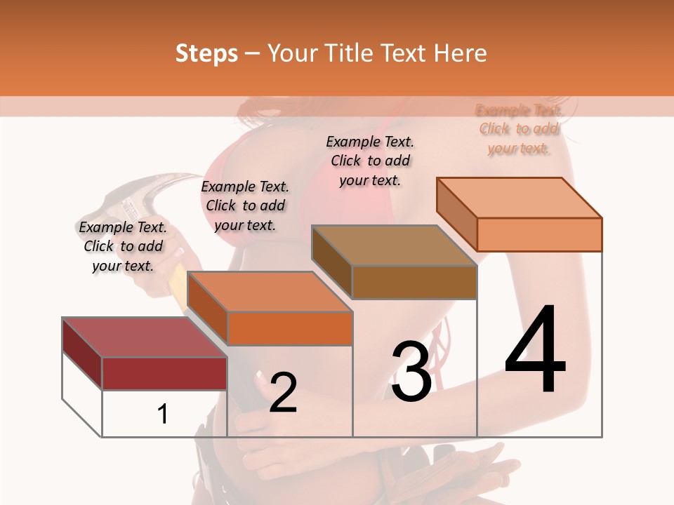 Boobs Construction Women PowerPoint Template
