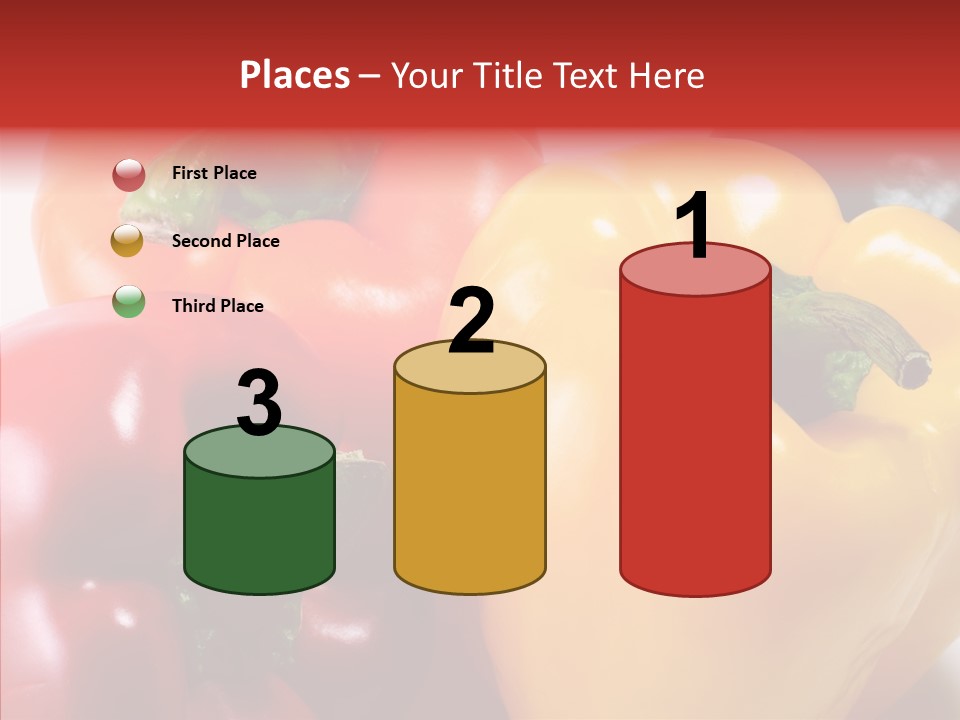 Pepper Yellow Vegetable PowerPoint Template