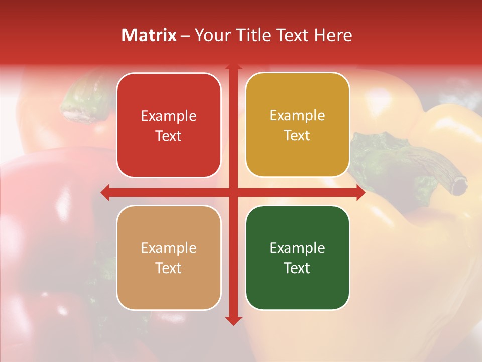 Pepper Yellow Vegetable PowerPoint Template