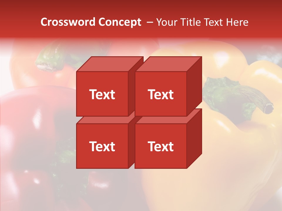 Pepper Yellow Vegetable PowerPoint Template