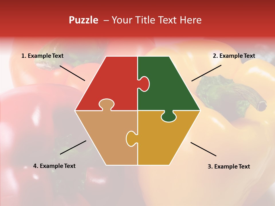 Pepper Yellow Vegetable PowerPoint Template