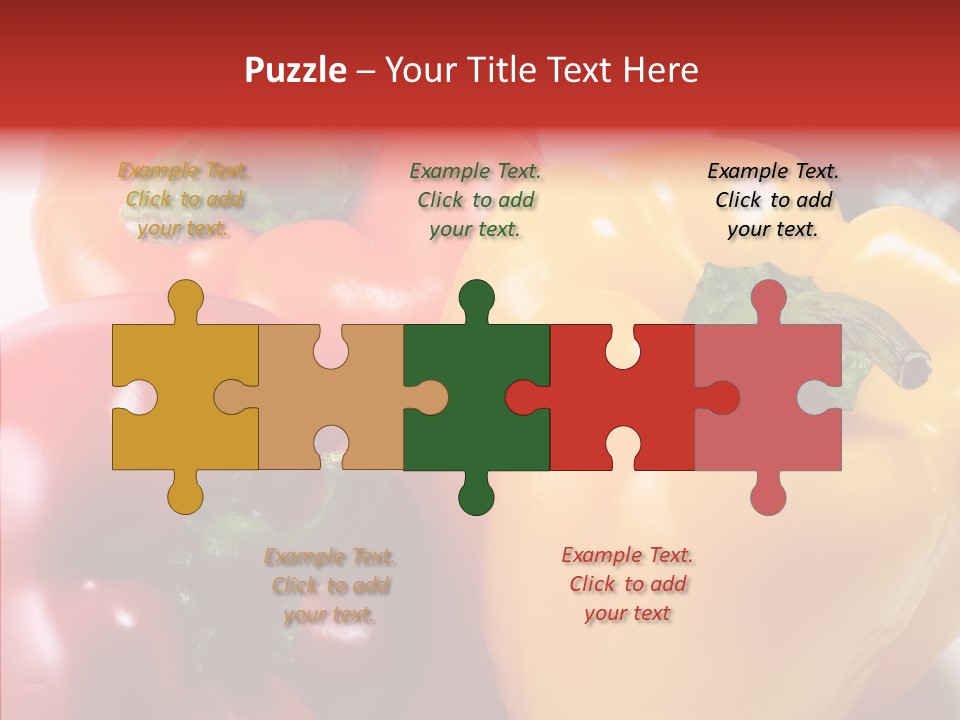 Pepper Yellow Vegetable PowerPoint Template