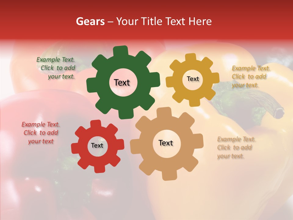 Pepper Yellow Vegetable PowerPoint Template