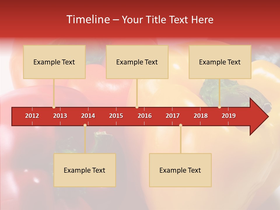 Pepper Yellow Vegetable PowerPoint Template