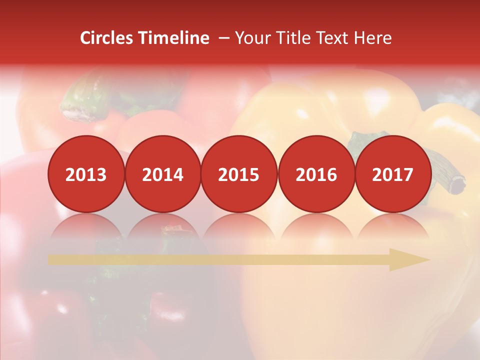 Pepper Yellow Vegetable PowerPoint Template