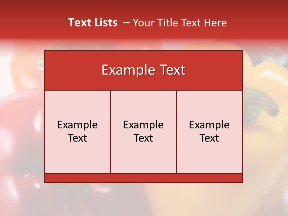 Pepper Yellow Vegetable PowerPoint Template