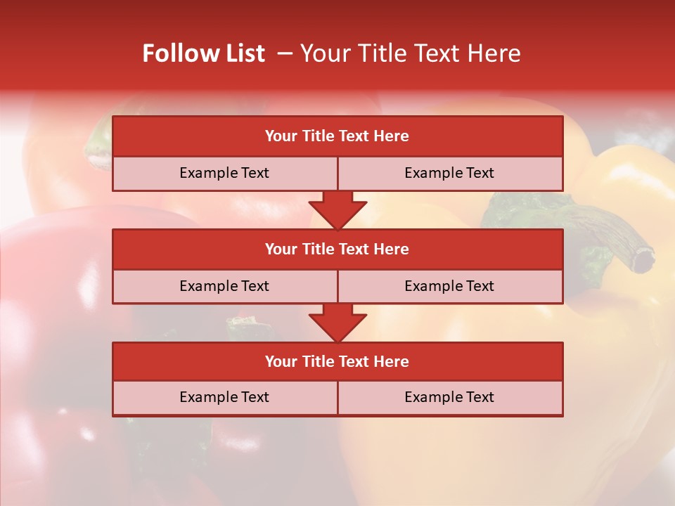 Pepper Yellow Vegetable PowerPoint Template