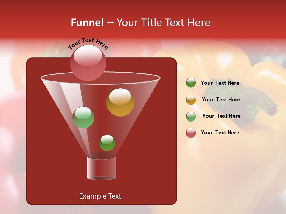Pepper Yellow Vegetable PowerPoint Template