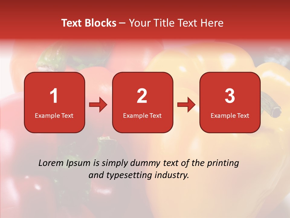 Pepper Yellow Vegetable PowerPoint Template