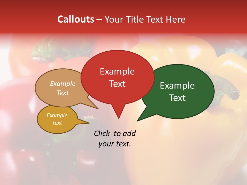 Pepper Yellow Vegetable PowerPoint Template