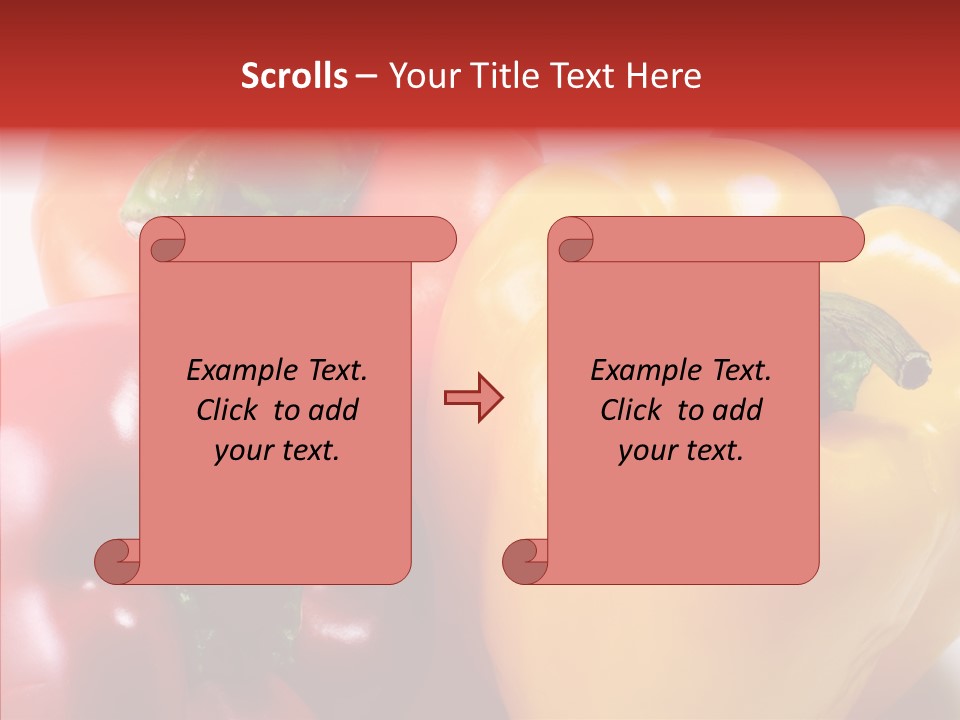 Pepper Yellow Vegetable PowerPoint Template