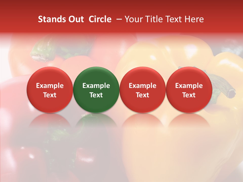 Pepper Yellow Vegetable PowerPoint Template