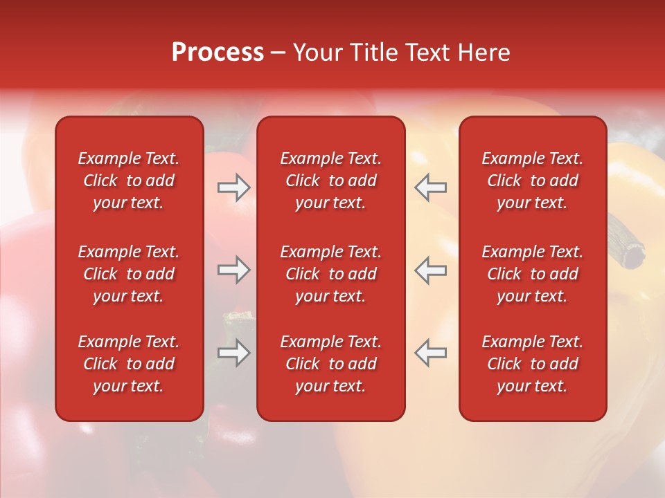 Pepper Yellow Vegetable PowerPoint Template