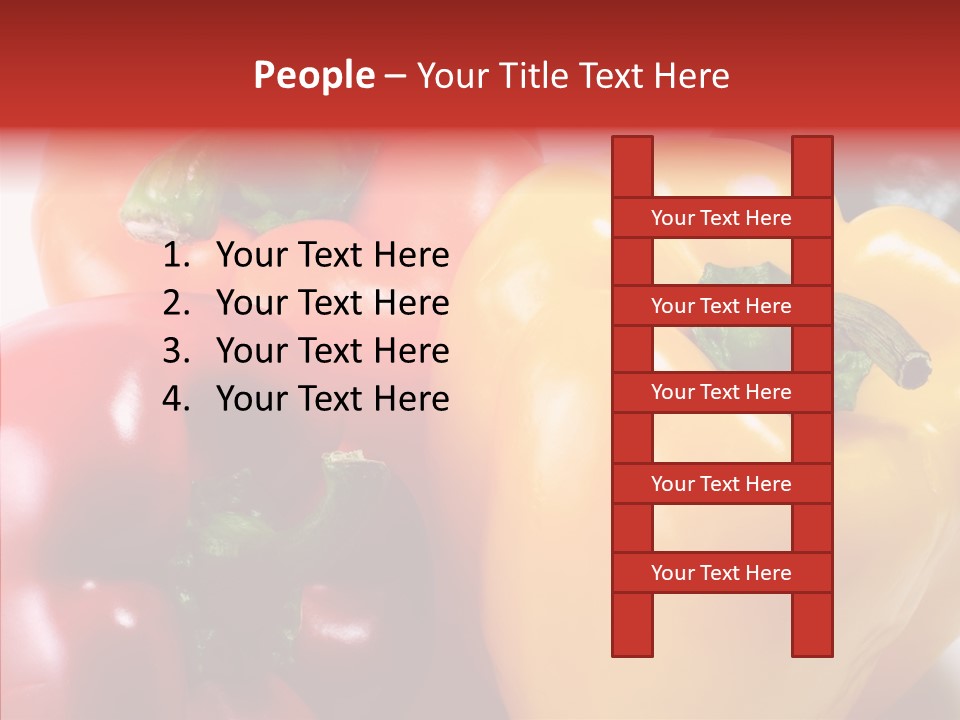 Pepper Yellow Vegetable PowerPoint Template