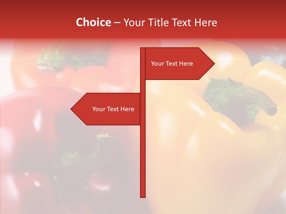 Pepper Yellow Vegetable PowerPoint Template