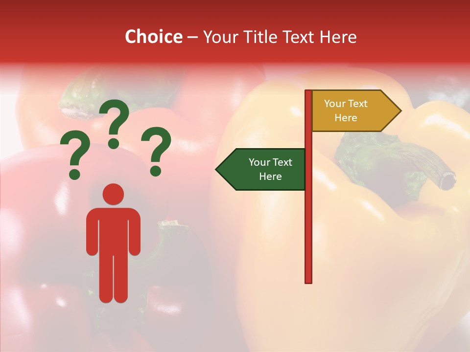 Pepper Yellow Vegetable PowerPoint Template