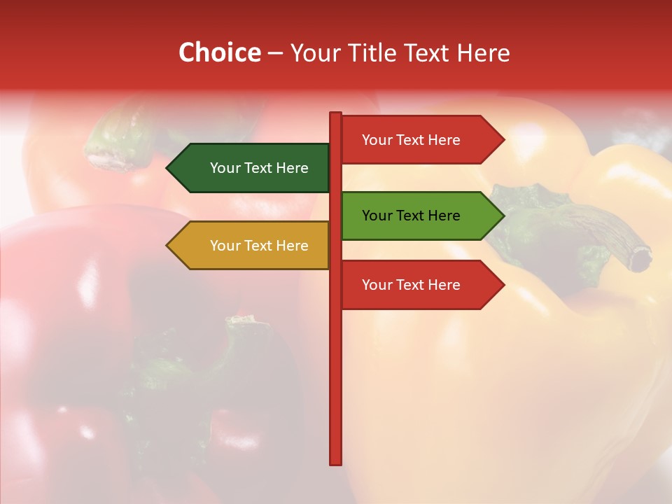 Pepper Yellow Vegetable PowerPoint Template