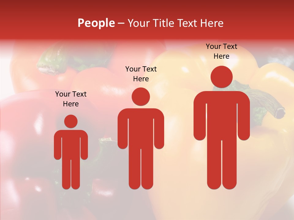 Pepper Yellow Vegetable PowerPoint Template