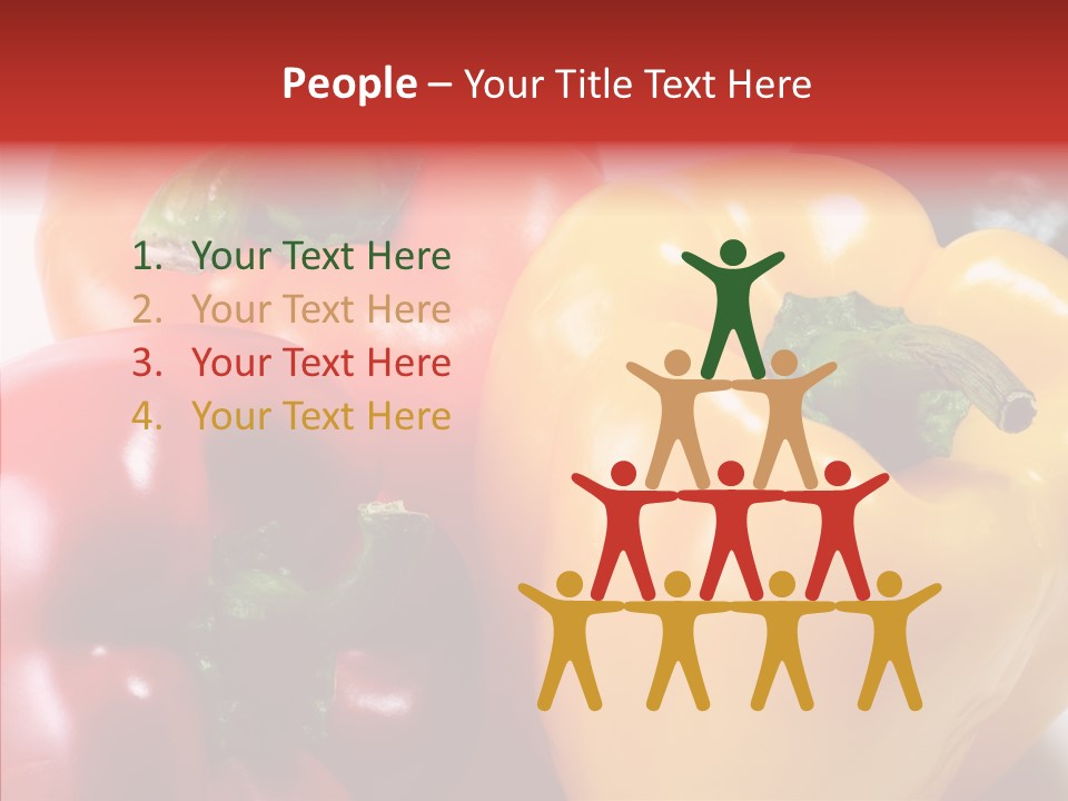 Pepper Yellow Vegetable PowerPoint Template
