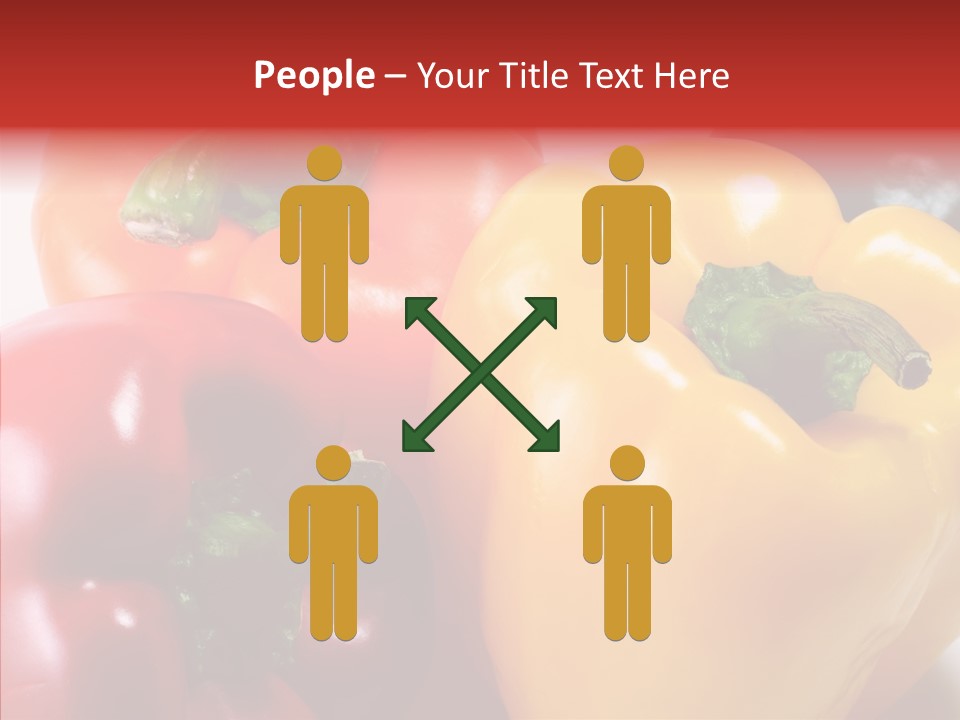 Pepper Yellow Vegetable PowerPoint Template