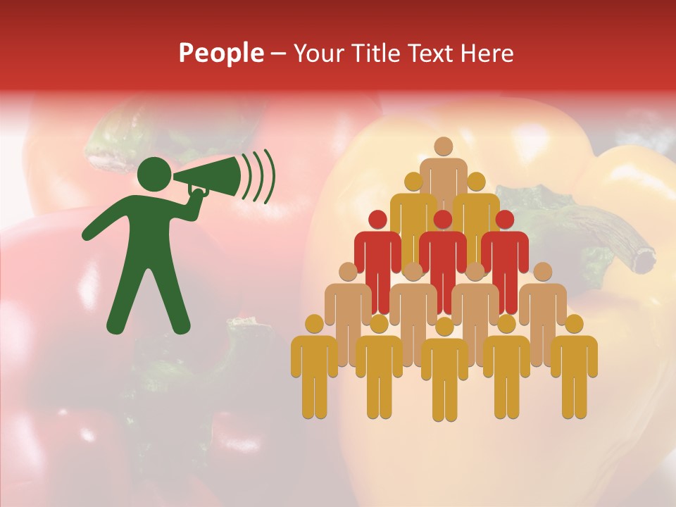 Pepper Yellow Vegetable PowerPoint Template