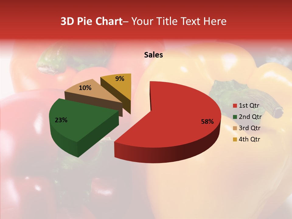 Pepper Yellow Vegetable PowerPoint Template