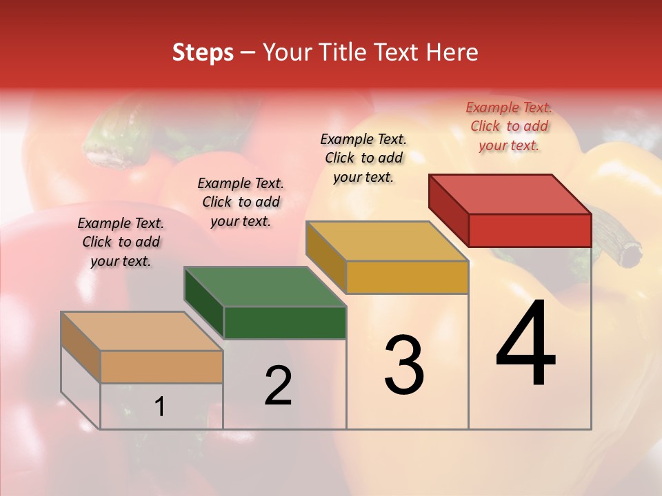 Pepper Yellow Vegetable PowerPoint Template