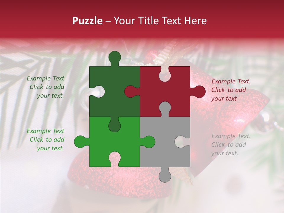 Holiday Bell Seasonal PowerPoint Template