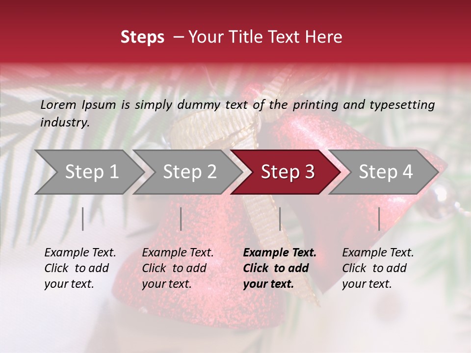 Holiday Bell Seasonal PowerPoint Template