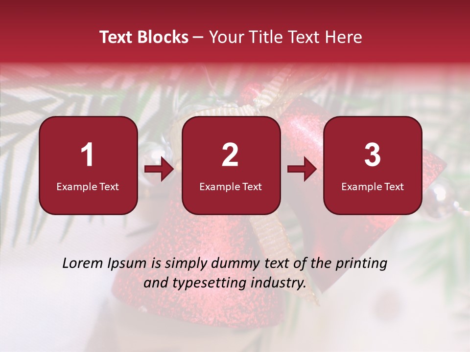 Holiday Bell Seasonal PowerPoint Template