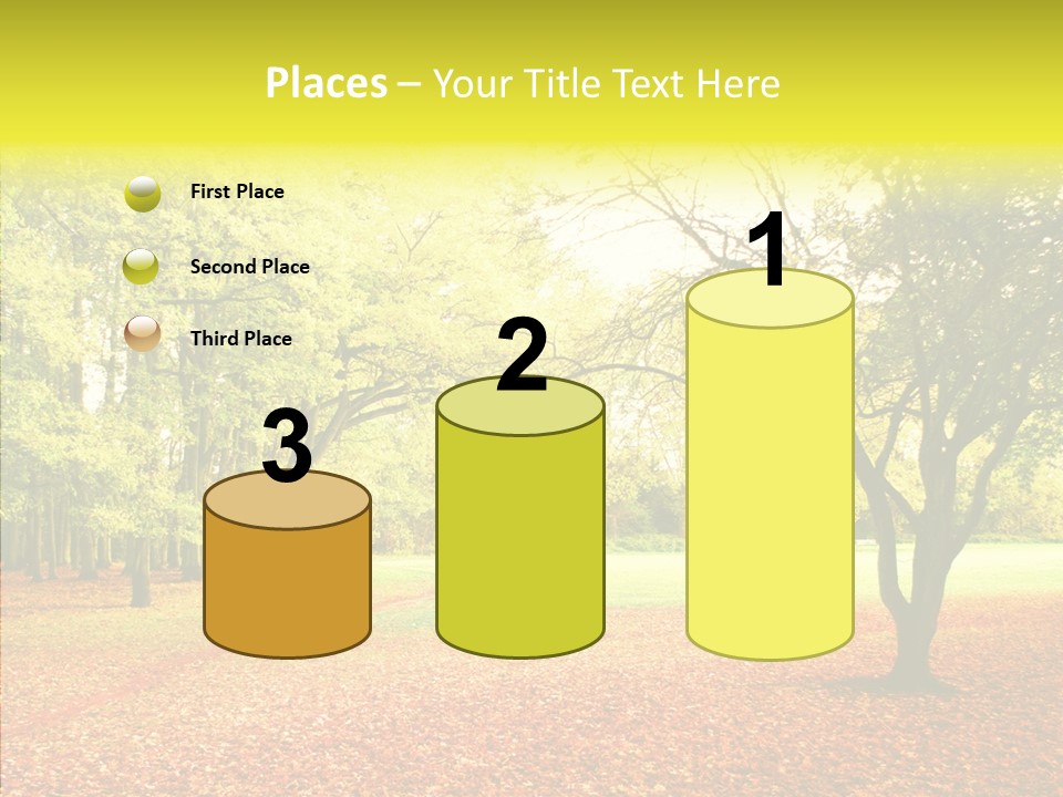 Outdoor Tree Park PowerPoint Template