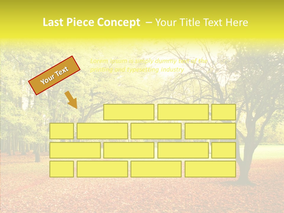 Outdoor Tree Park PowerPoint Template