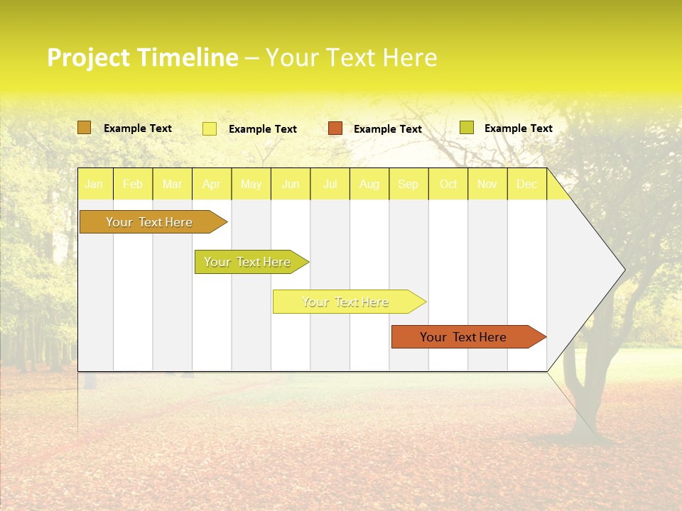 Outdoor Tree Park PowerPoint Template