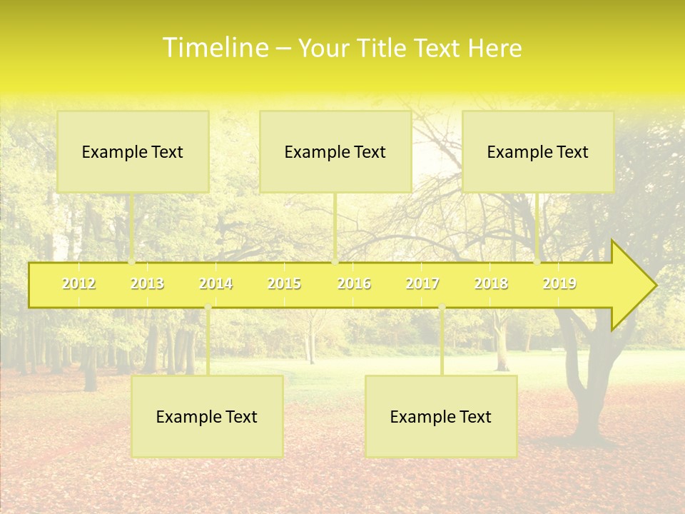 Outdoor Tree Park PowerPoint Template